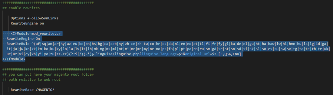 A computer screen displaying lines of code