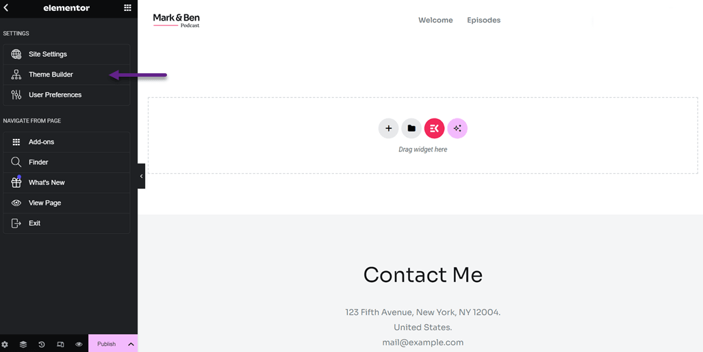 A dark website background with a loading animation. The page appears to be loading.