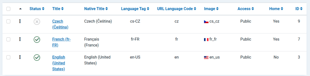 Google Cloud Translation API settings screenshot
