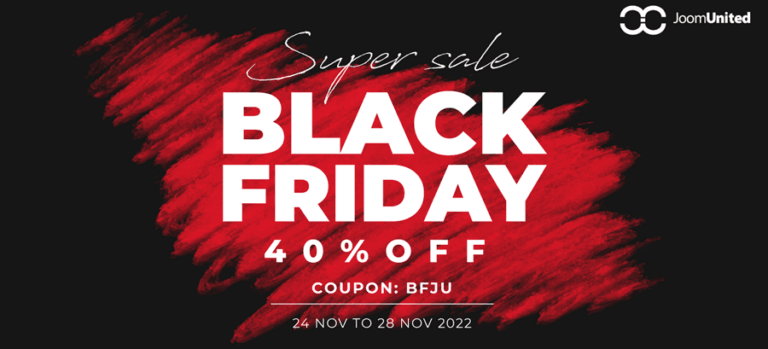 Black Friday sale with 40% off