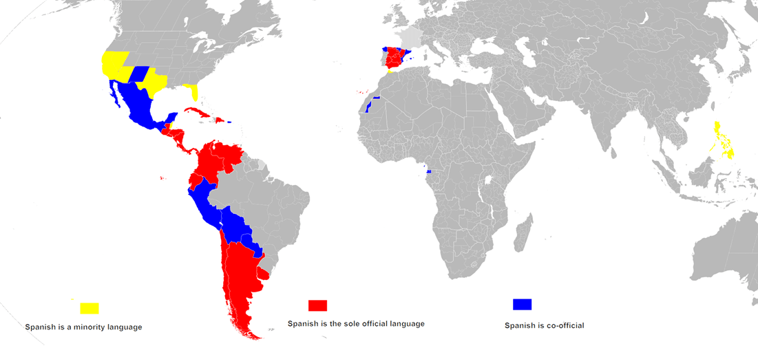 A world map showing income inequality levels