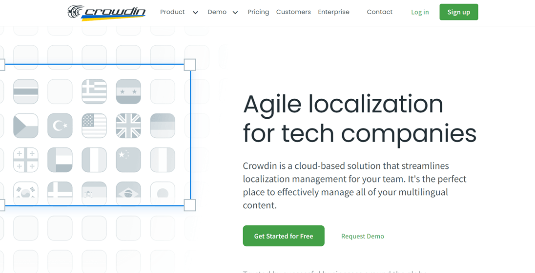 Agile localization solutions for tech companies. Effective and efficient localization process.