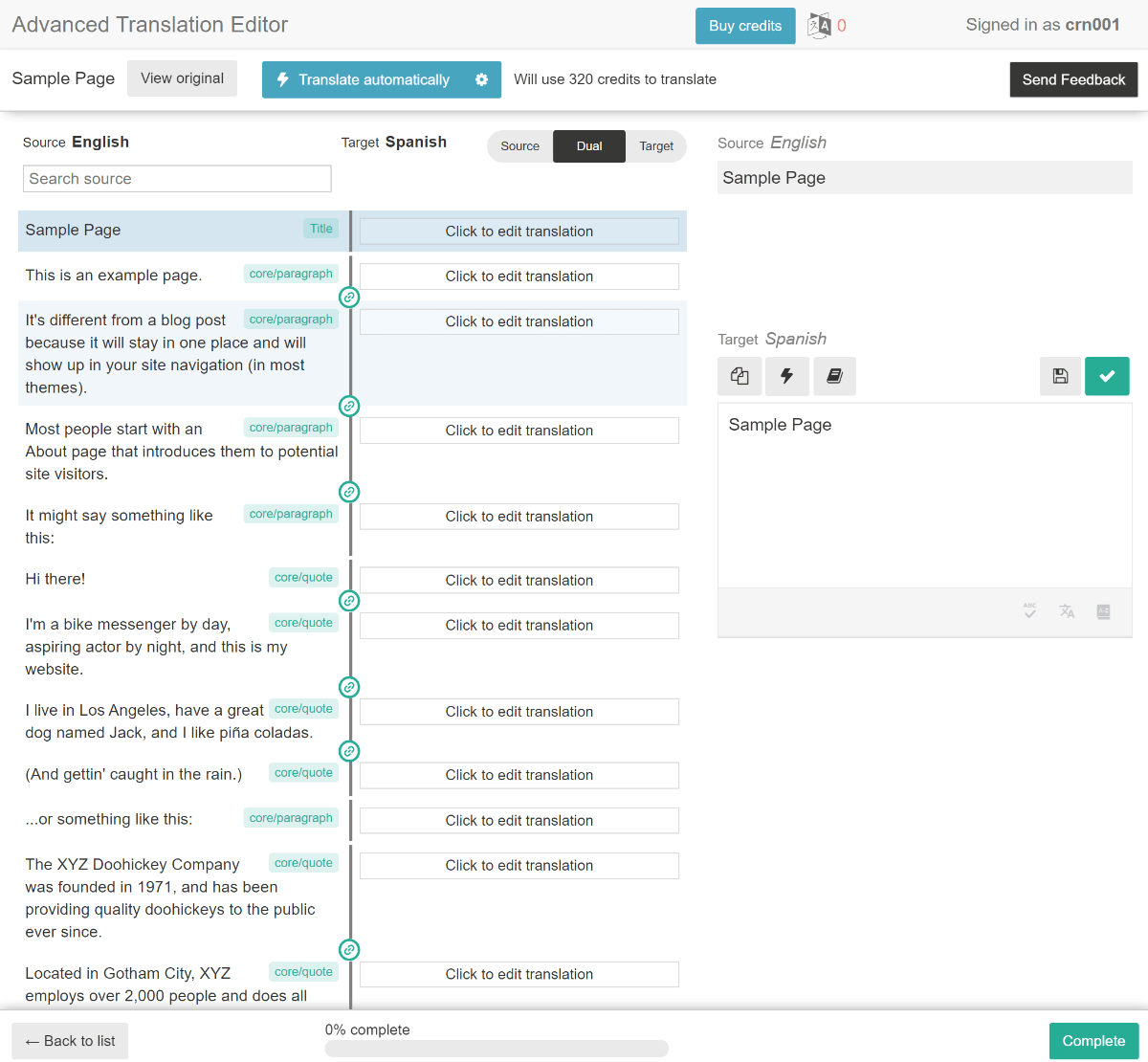 A screenshot of a webpage with blurred text and greyed out interface elements.