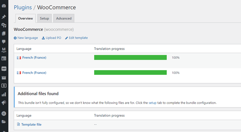 A screenshot of a plugin settings page. The page has several sections and fields for configuration.