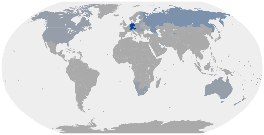 A simple outline of the world map. Global geography.