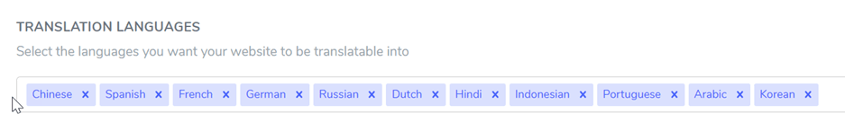 Language learning platform for students