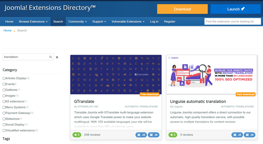 screenshot of Journalists Exchange Directory website