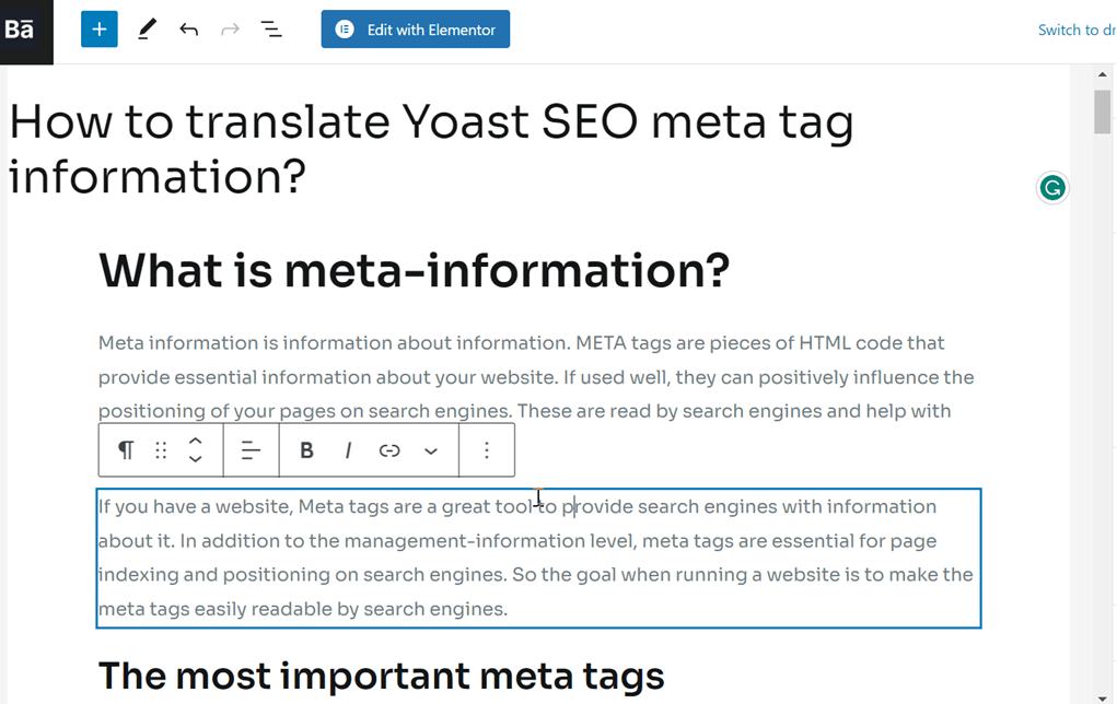 Learn how to translate meta tags for SEO optimization. Improve your website's search engine ranking.