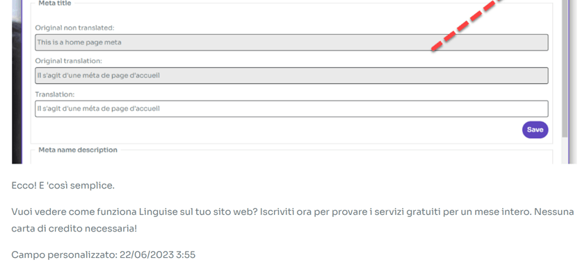 login page screenshot, computer screen