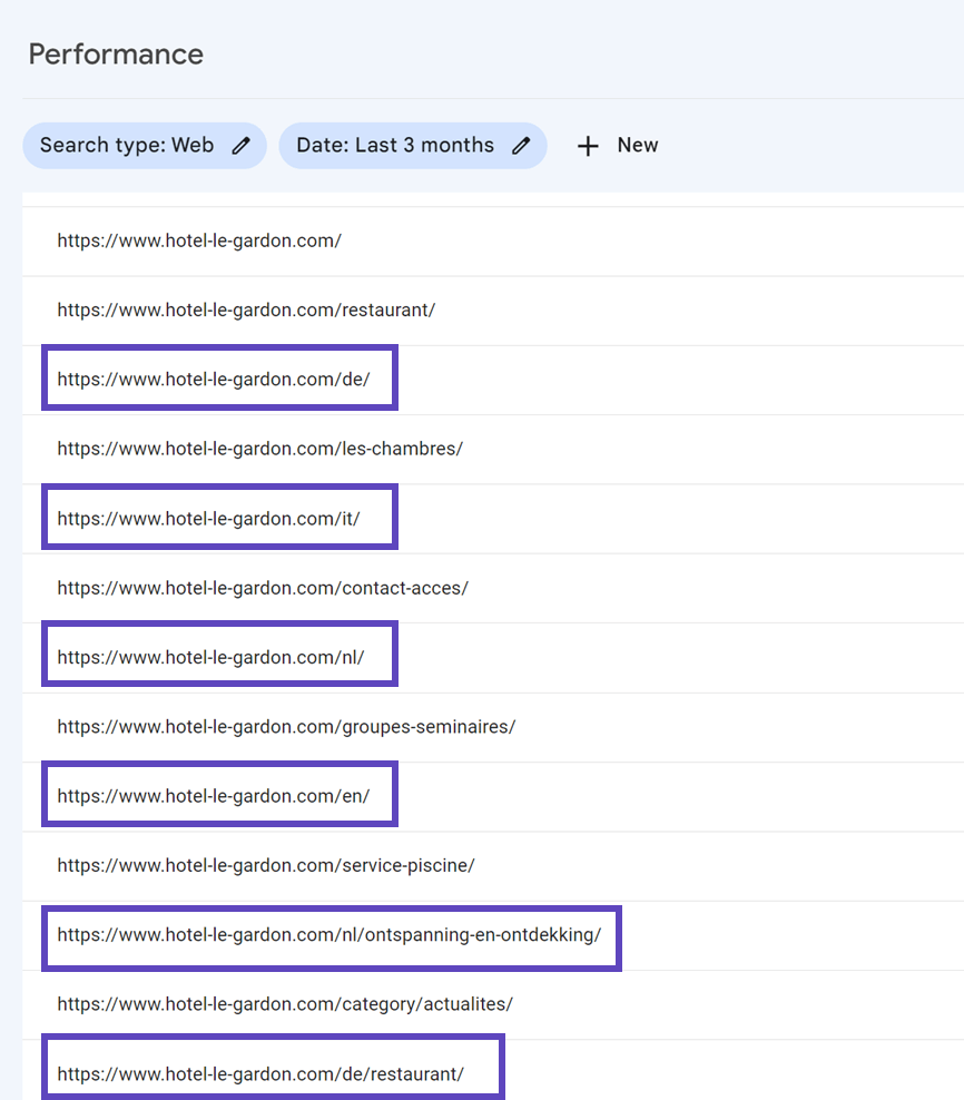 A screenshot of web page performance metrics