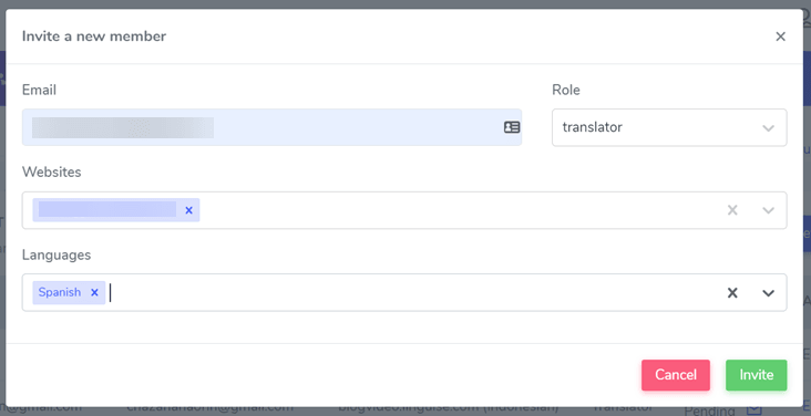 Create New Subtitles for Video. Subtitle settings page.