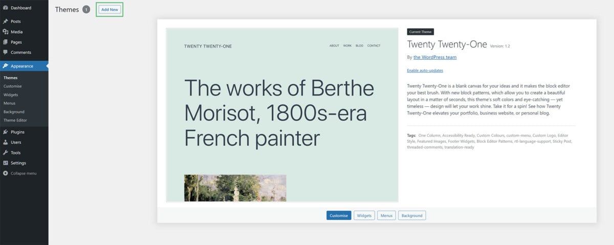Berthe Morisot French painter information