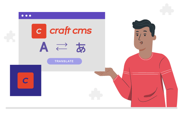 Man presenting on a computer screen with craft cms variables. The screen shows a presentation on craft cms variables.