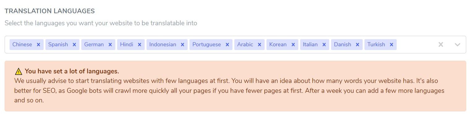 list of translation languages, google translation