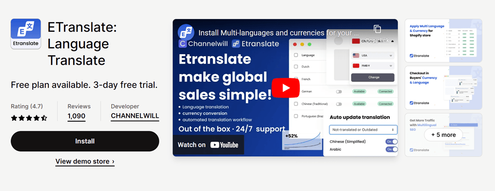 A small electronic device for language translation.