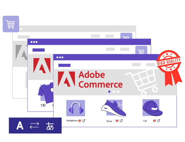 Adobe Commerce B2B e-commerce platform, business to business online shopping.