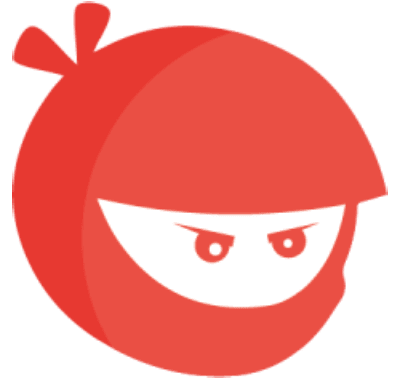 A bomb with an angry face. Emoticon
