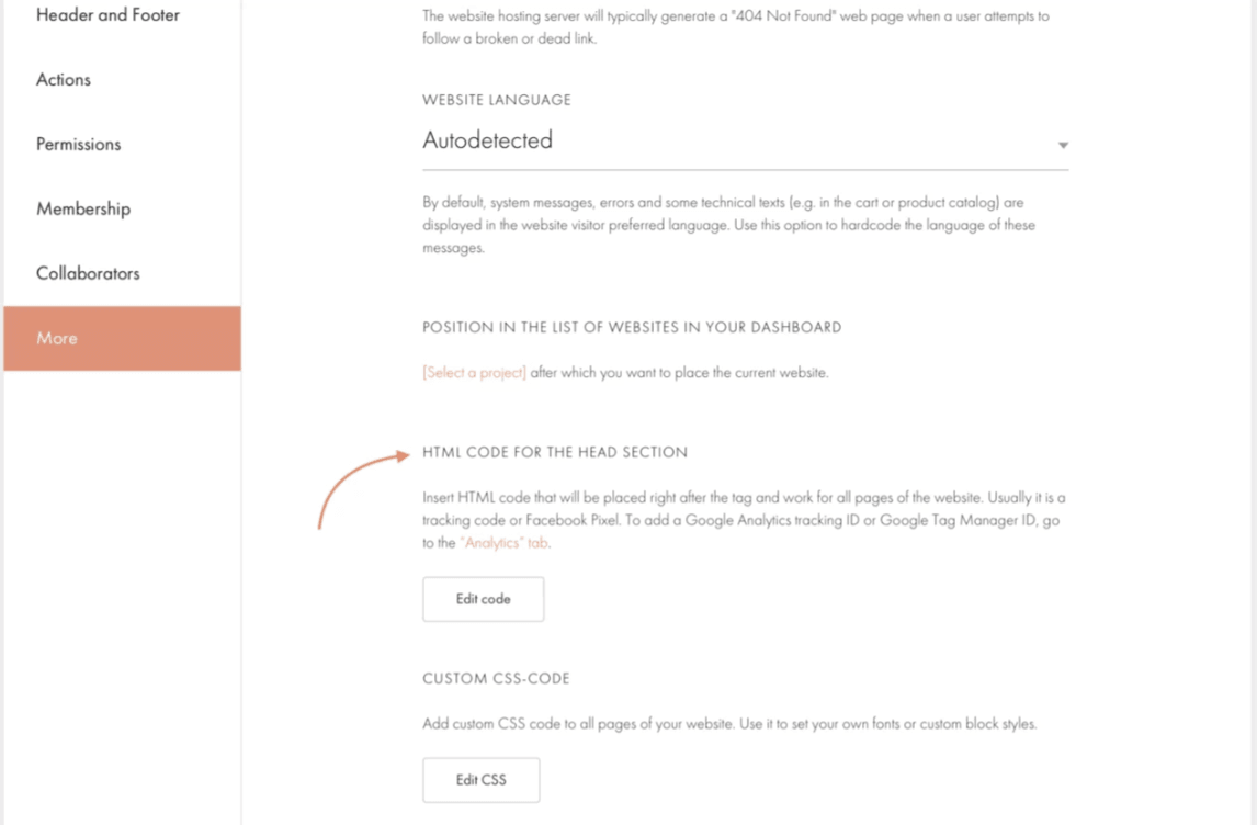 Autodetected author image section settings panel