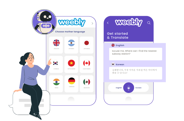 A person interacting with a smartphone. Various icons are displayed.