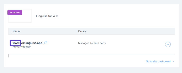 Wifi settings page with Lingua.ly app listed