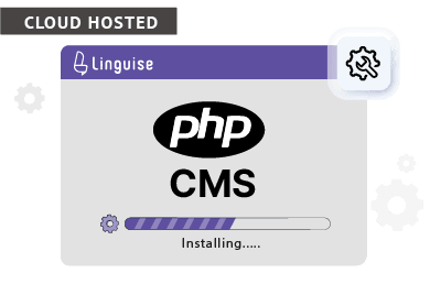 Installing PHP CMS on cloud hosted Linguise platform