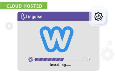 Linguiase cloud hosted WordPress installing