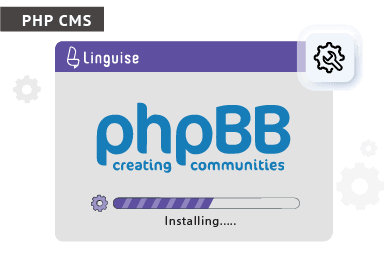 phpBB creating communities installation process
