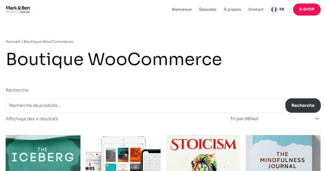 E-commerce website design