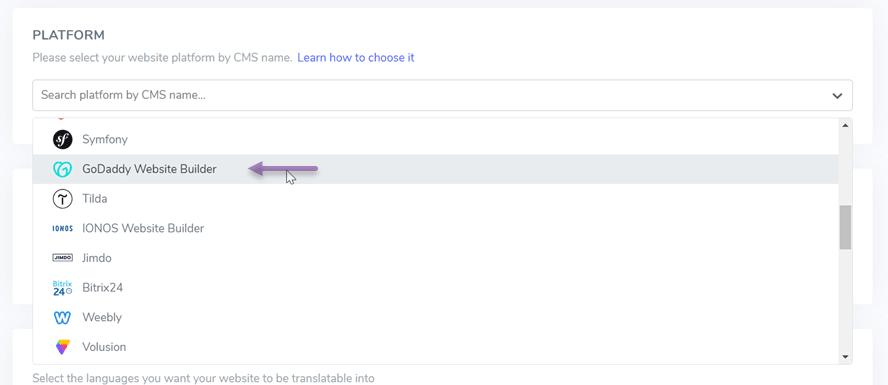 Settings page screenshot. Configuration options for bookmarks.