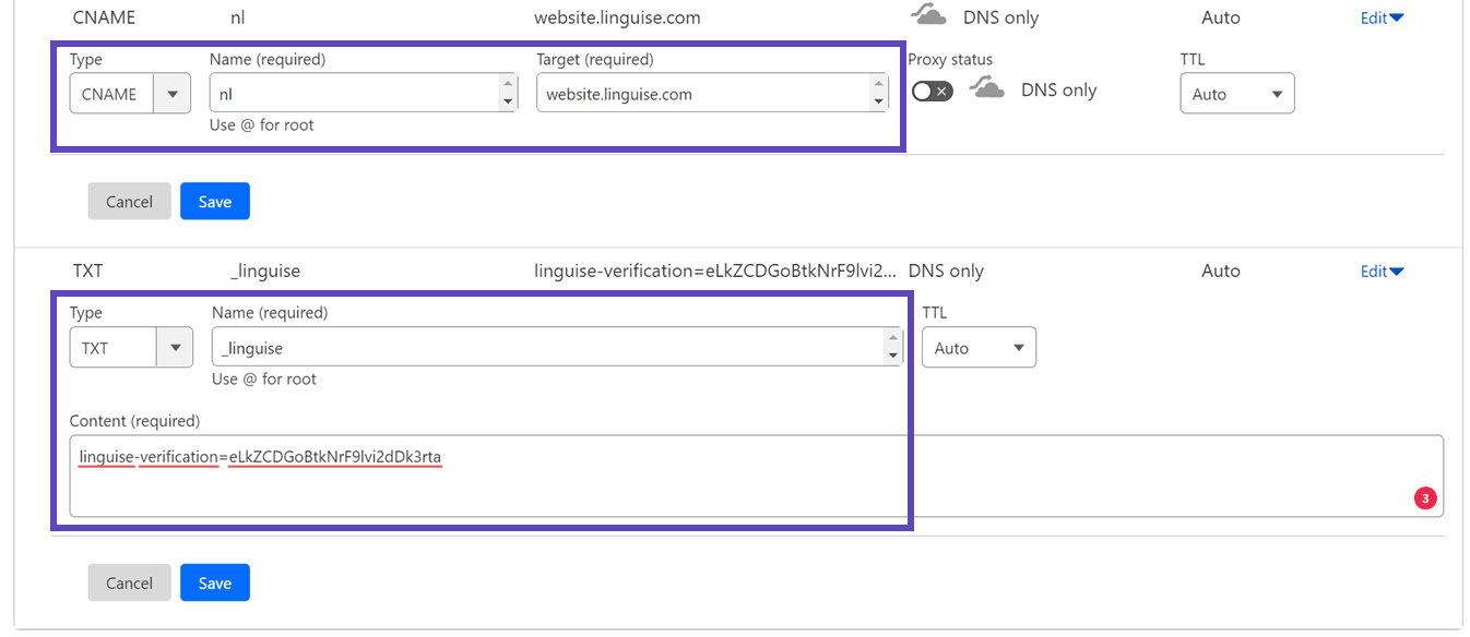 Upload Statistics, Manage Statistics