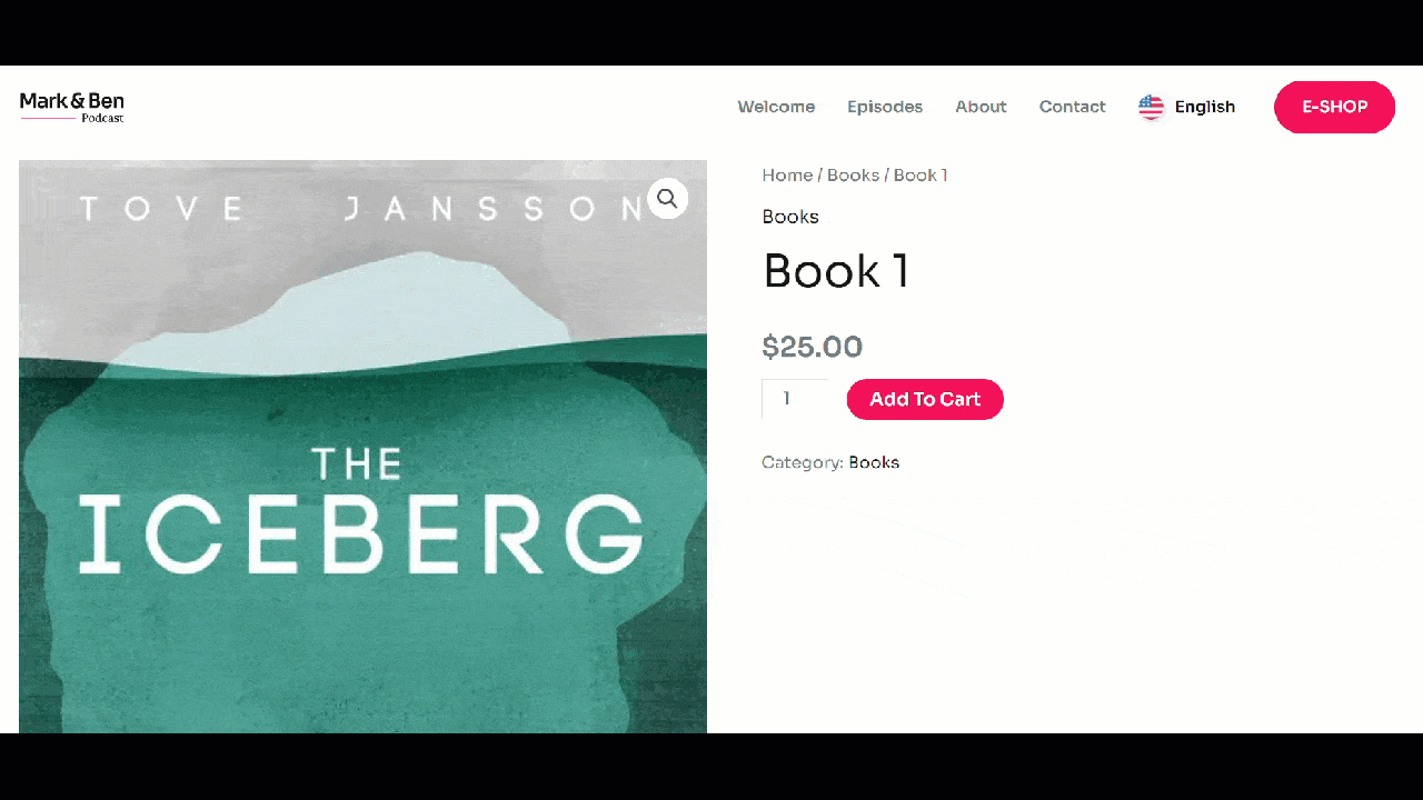 The Iceberg book cover, a green and grey iceberg