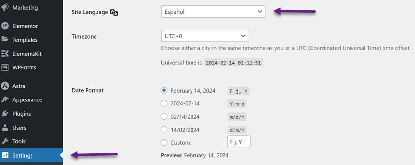 A screenshot of a virtual machine settings interface. The settings menu is on the left.