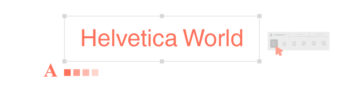 Helvetica World logo, a design company.