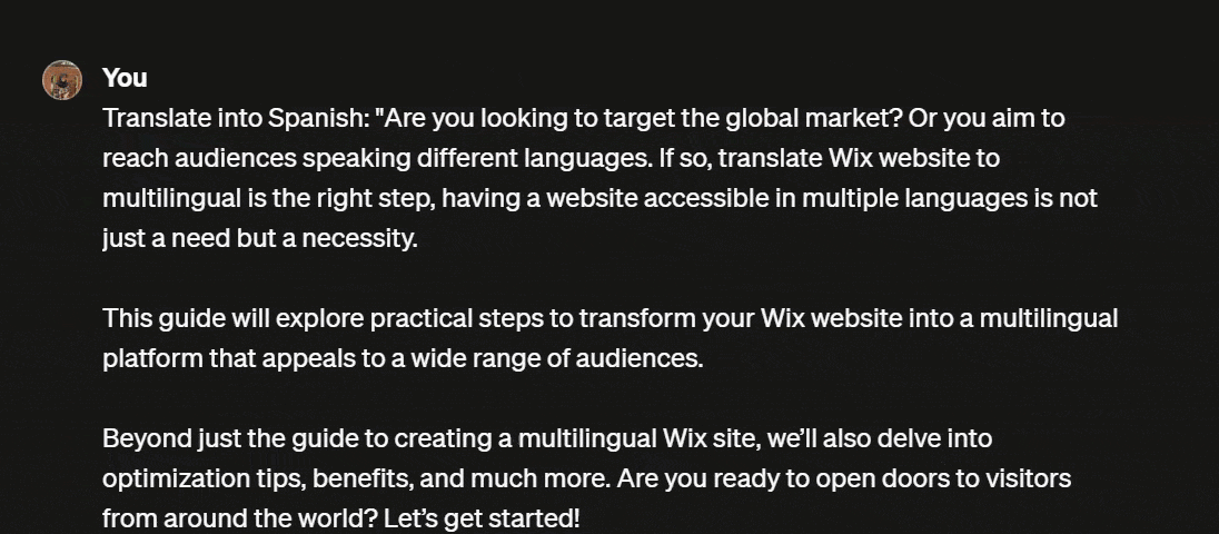 Multilingual website concept. Global audience reach.