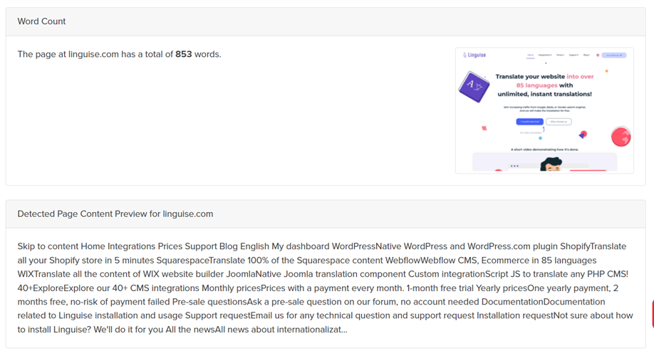 screenshot of a web page, dark theme