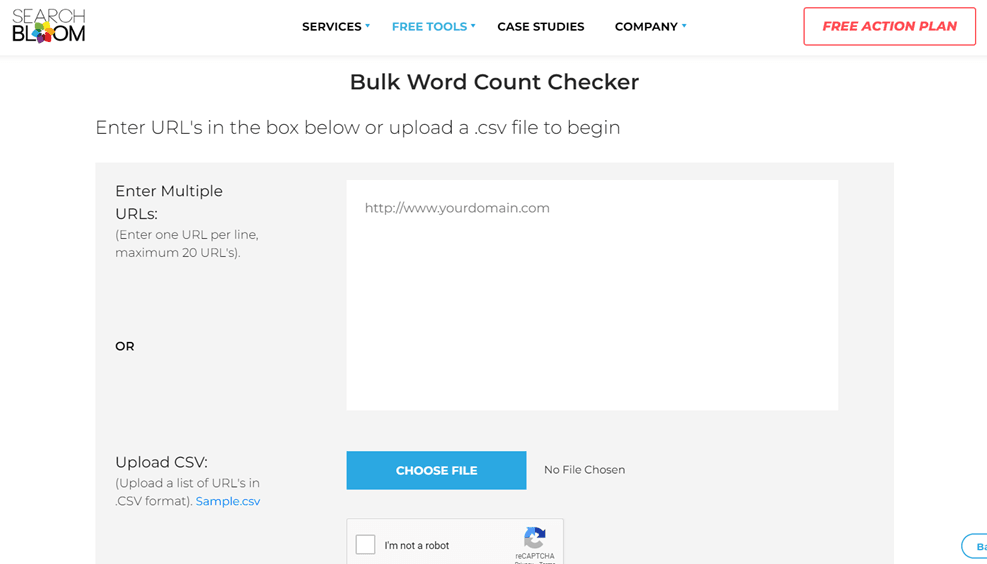 Bulk Word Count Checker Tool, Check word count online