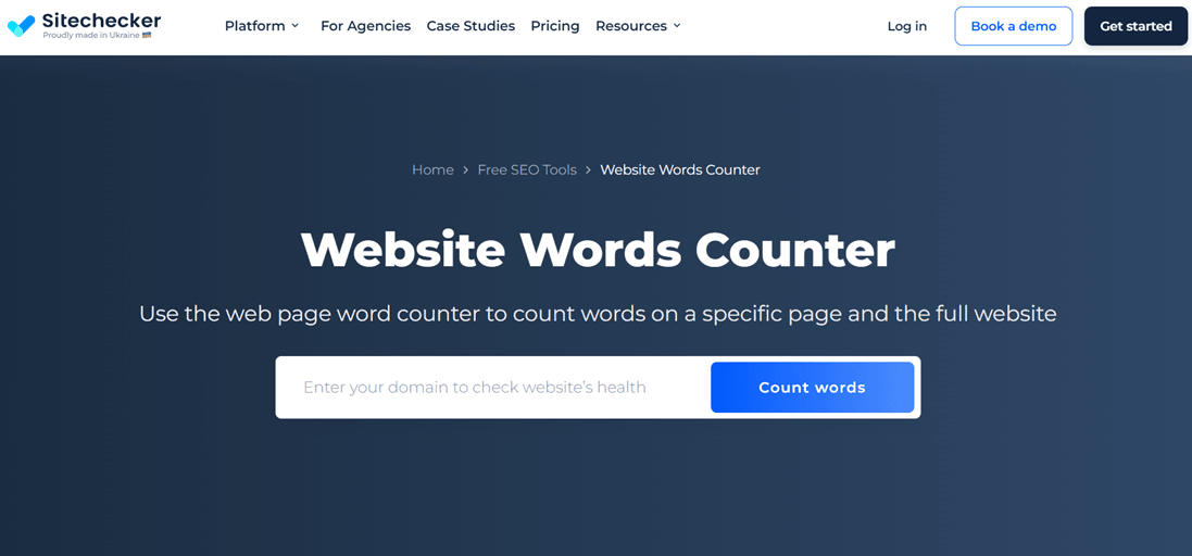 Website traffic and worth counter tool, estimate website value.
