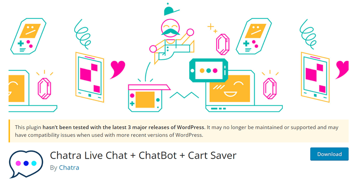 Chatra Live Chat and ChatBot illustration for ecommerce