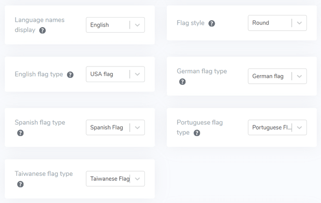 a screenshot of payment settings options