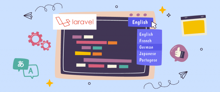 Karcavel website English interface option. Language selection menu.