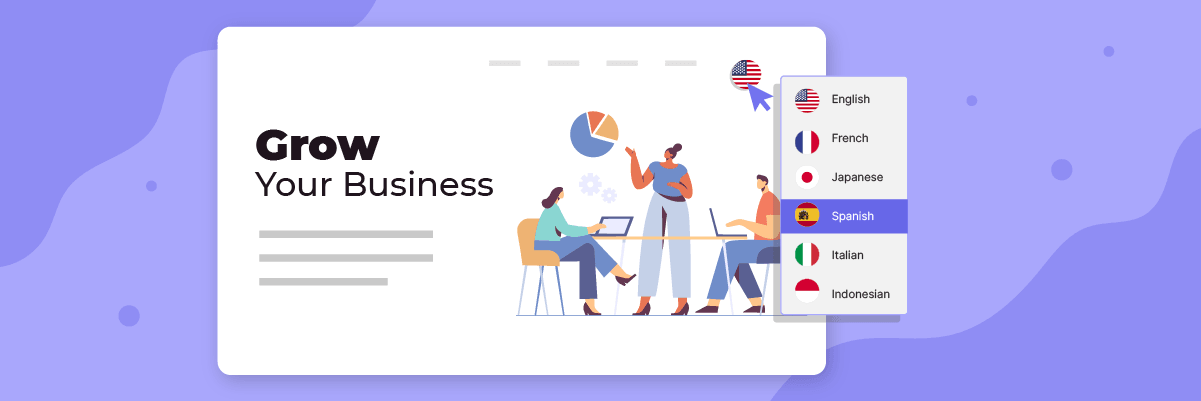 A sketch of people working together at a table. Business growth concept.