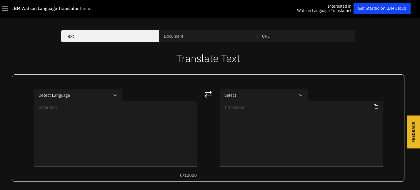 Screenshot of Linguise website interface