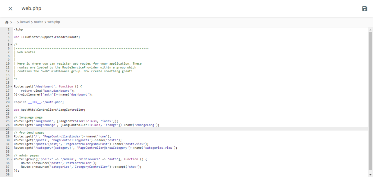 Web.php - Implement Google Cloud AI API translation vs Google Translate for Laravel