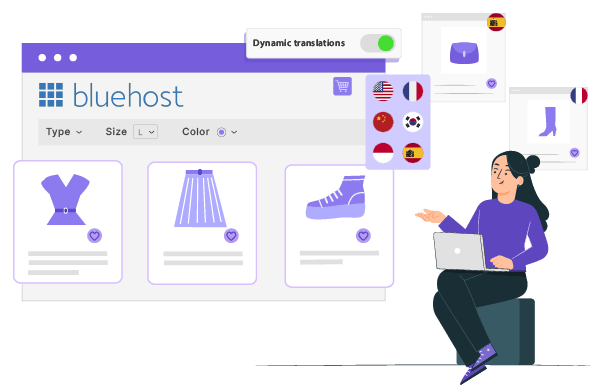 A grayscale mockup of an e-commerce website design