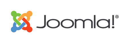 Joomla logo, a content management system