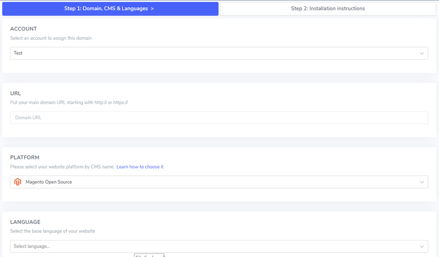 How to create a multi-language Magento store