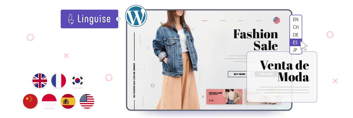 A screenshot of a fashion sale website.