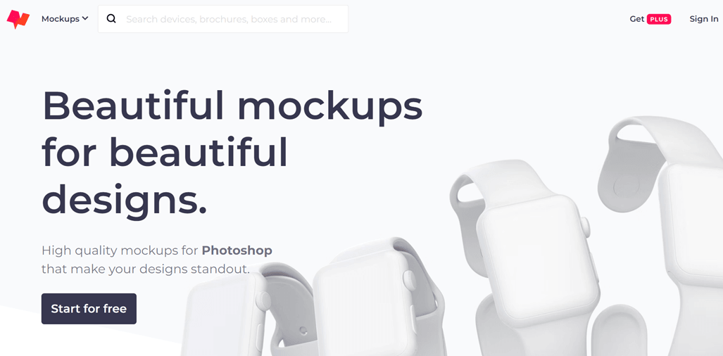 Beautiful mockups for beautiful designs. High quality mockups for designers