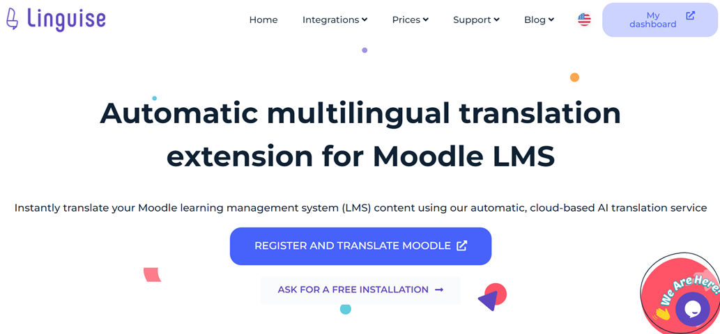 Automatic multilingual translation for Moodle LMS