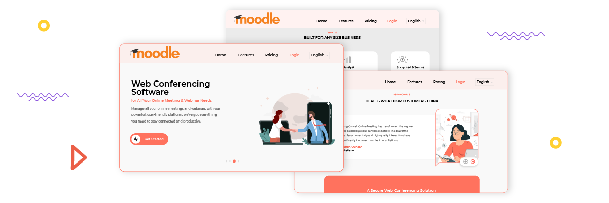 Website displayed on desktop, tablet and mobile